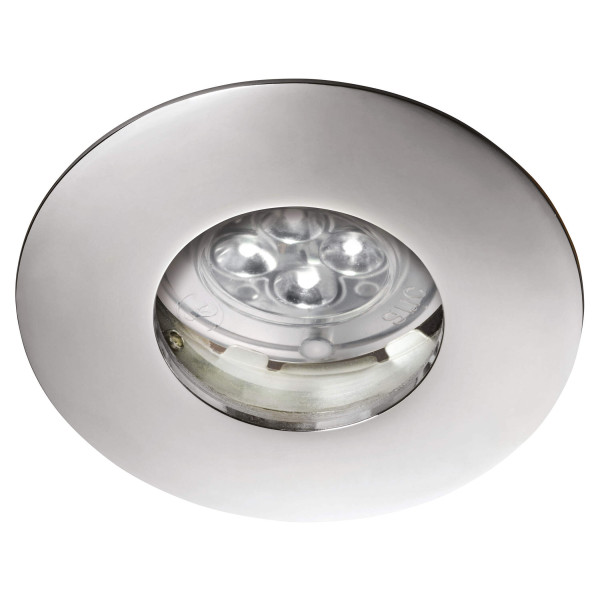 Hidro xl6 - encastré chrome ip20/65, cl.2, vol.1, led xl6 6w 4000k 635lm incl.