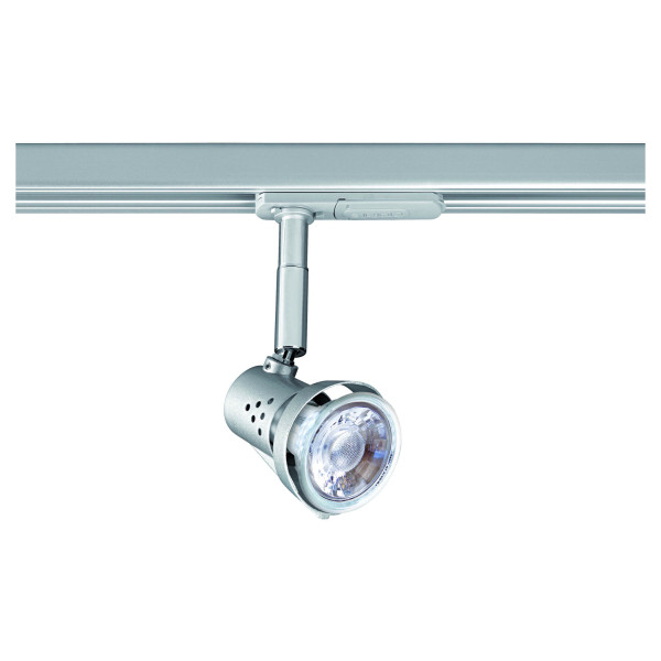 Rubis 029 - spot rail 1 all. 029 gu10, blanc, a/lpe led 6w 3000k 500lm incl