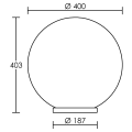 Rosa 400 e27 70w fume