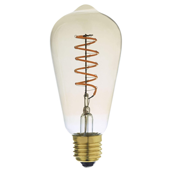 Lampe déco standard e27 led 4w 2200k 150lm, cl.énerg.a, 25000h, dimmable, ambrée