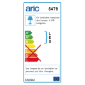 Zuro -applique ext. ip65 ik07 basc., gris foncé led intégré 18w 3000k 1330lm