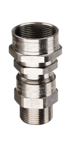 Presse-étoupe ade 4f npt 3/8" n°04 en laiton nickelé