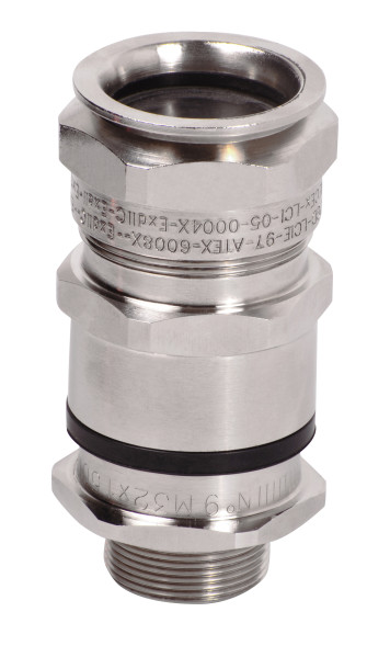 Presse-étoupe ade 6f npt 1"1/2 n°10 en laiton nickelé