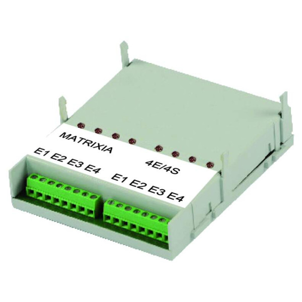 Carte de gestion 4 contacts d'entrées et 4 sorties centrales passan/matrixia