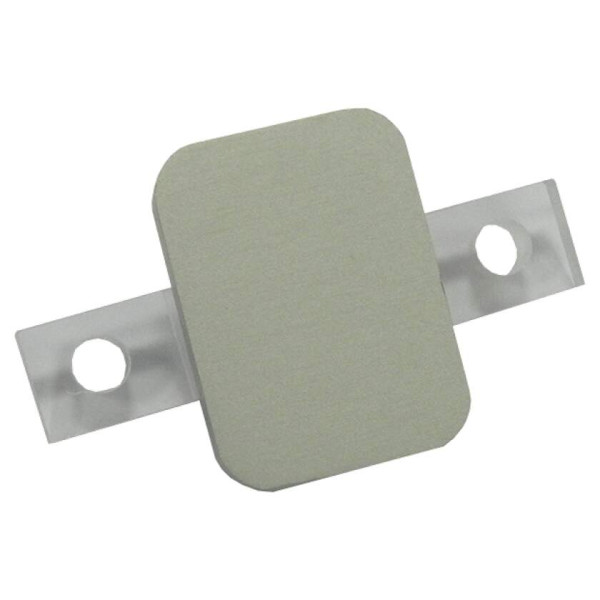 Cache trou ptt aluminium pour platine téléphonique platel uav0155/001