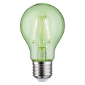Ampoule Led filament vert standard 1w e27 verre clair 230v
