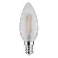 Led fil flamme 470lm e14 4000k mat gradable 5w 230v