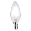 Led fil bougie 470lm e14 6500k 5w dépoli grd