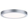 Panneau led abia 300mm 22w chrome mat 230v plastique