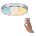 Wallceiling fr aviar ip44 led _w white switch 300mm chrome 230v synthétique