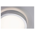 Wallceiling fr aviar ip44 led _w white switch 300mm chrome 230v synthétique