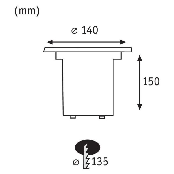 Paulmann outd plug & shine encastré sol