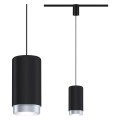 Suspension paulmann urail corus max.1x50w e27 noir dépoli 230v métal - 95402