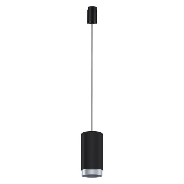 Suspension paulmann urail corus max.1x50w e27 noir dépoli 230v métal - 95402