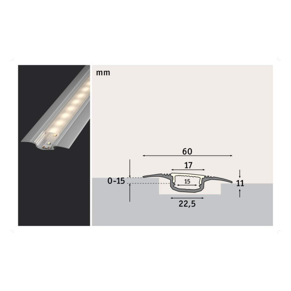 Paulmann fonction profilé step diffuseu