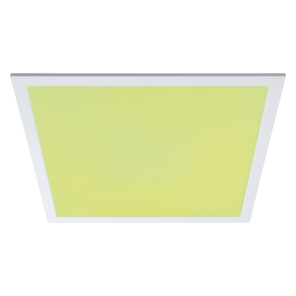 Applique amaris zb panneau led rgbw 600x600mm 39w blanc dépoli 230v métal