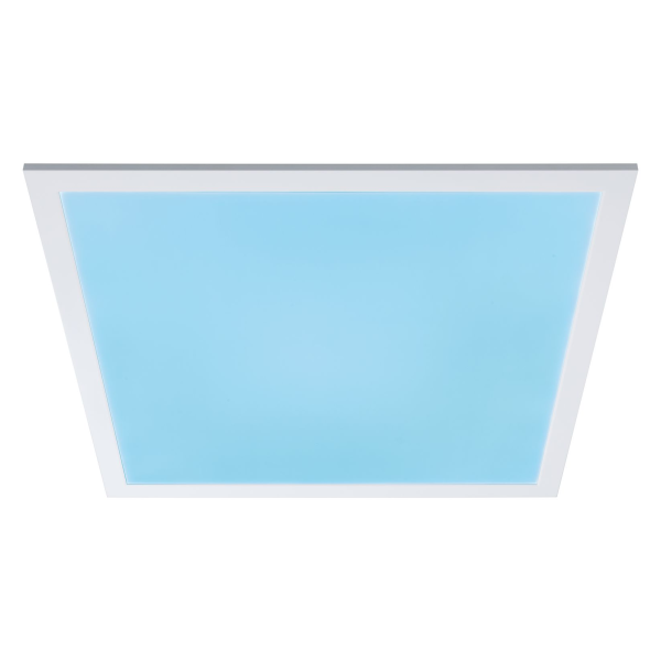 Applique amaris zb panneau led rgbw 600x600mm 39w blanc dépoli 230v métal