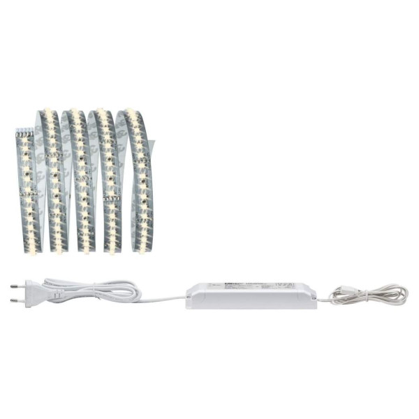 Kit de base Paulmann maxled 1000 1,5m blanc chaud 20w 230/24v 60va argent