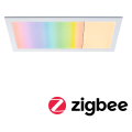 Applique amaris zb panneau led rgbw 600x300mm 22w blanc dépoli 230v métal