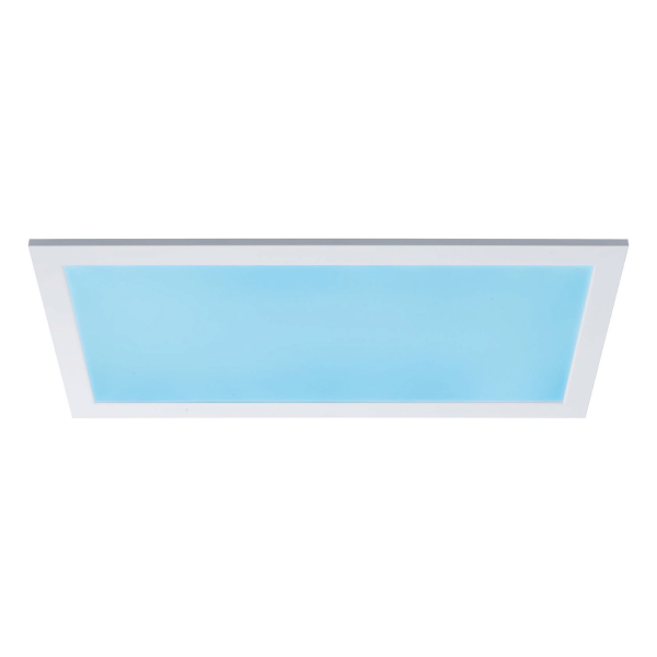 Applique amaris zb panneau led rgbw 600x300mm 22w blanc dépoli 230v métal