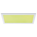 Applique amaris zb panneau led rgbw 600x300mm 22w blanc dépoli 230v métal