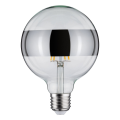 Led g125 anneau réfléch 600lm e27 2700k 6,5w 230v argent gradable