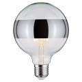 Led g125 anneau réfléch 600lm e27 2700k 6,5w 230v argent gradable