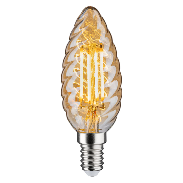 Flamme led torsa 430lm e14 4,7w doré gra 2500k 230v