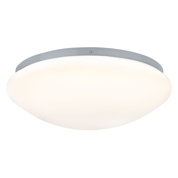 Led plafonnier leonis ip44 11w 3000k 280mm blanc 230 v plastique