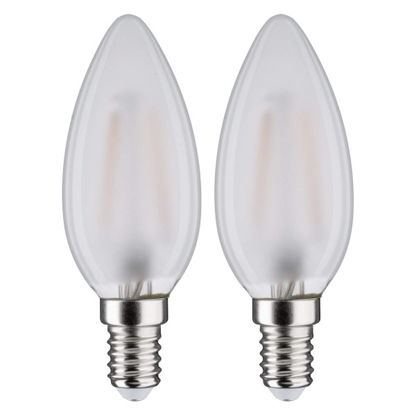 Led filament flamme x2 250lm e14 2700k dépoli 3w 230v