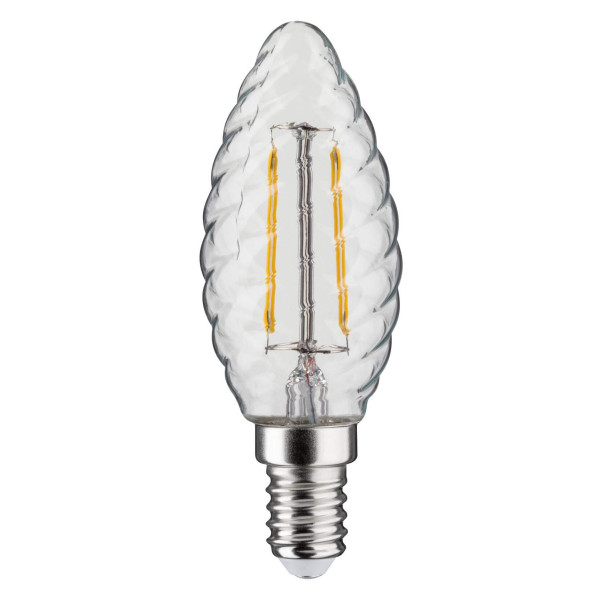 Flamme led torsadée 280lm e14 2,6w clair 2700k 230v