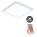 Panneau led velora gra 225x 225mm 12w blanc dépoli 230v métal