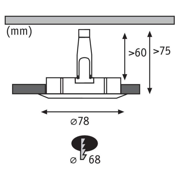 Paulmann kit enc nova rd fixe led ip44