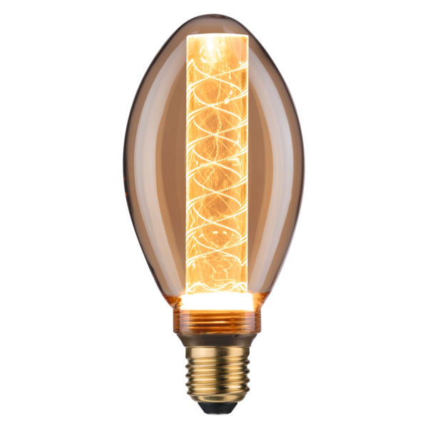 Led b75 ampoule int spirale 200lm e27 doré 1800k