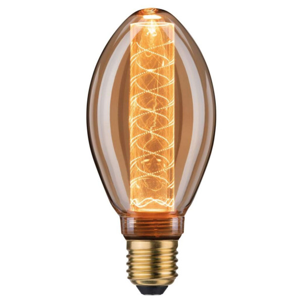 Led b75 ampoule int spirale 200lm e27 doré 1800k