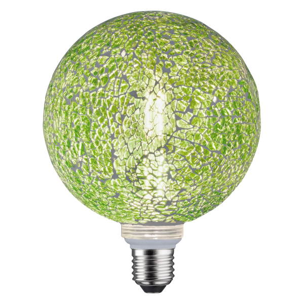 Led g125 miracle mosaic 470lm green grd e27 2700k 230v