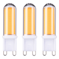 Led culot ergot pack de 3 verre g9 470lm 4,6w 2700 k 230 v