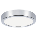 Wallceiling fr aviar ip44 led _w 4000k 220mm chrome 230v plastique