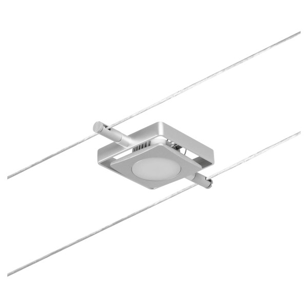 Spot système câble paulmann corduo macled 4,5w chrome dép/chrome 12v cc syn 3000k