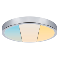 Applique aviar ip44 led 24w tunw 360mm chrome 230v synthétique