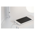 Applique + tablette calvani max 1x40w e27 blanc 230v métal