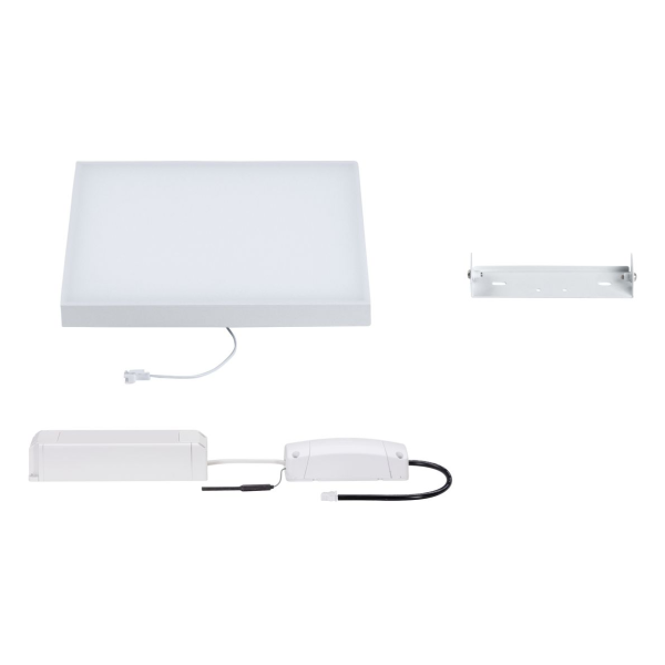 Applique velora panneau led zb tunw 225x225mm 8,5w blanc dépoli 230v métal