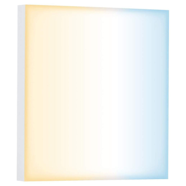 Applique velora panneau led zb tunw 225x225mm 8,5w blanc dépoli 230v métal