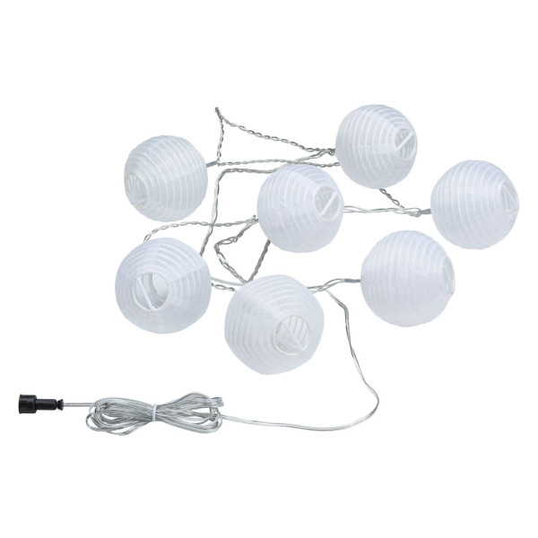 Outdoor link+light lampion chain ip44 3000k 72x2lm 12v