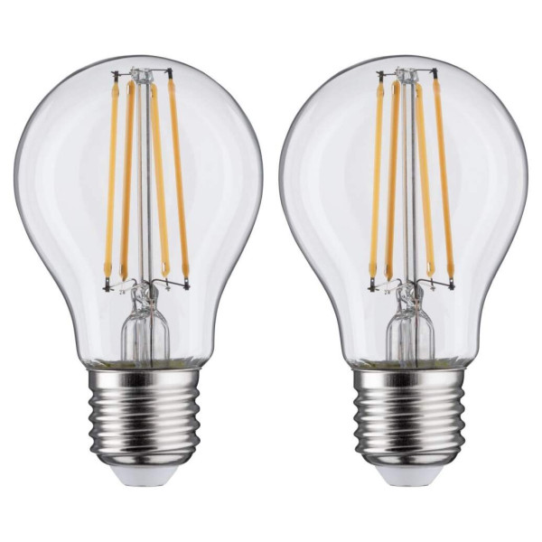 Led filament x2 std 806lm e27 2700k clair 7w 230v