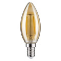 Flamme led 260lm e14 2,6w doré 2500k 230v