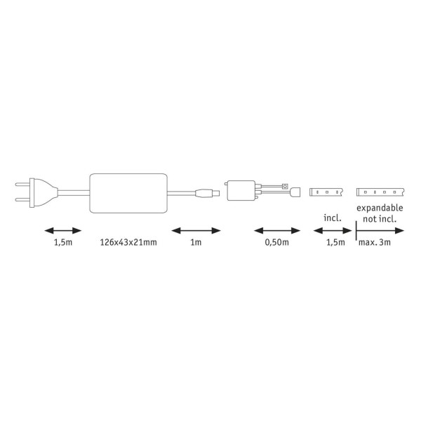 Paulmann function maxled kit de base 1,