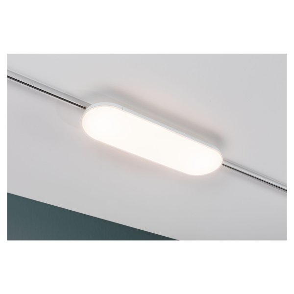 Panneau paulmann urail plafond 1x15w blanc 230v métal 520x120mm gradable - 95371