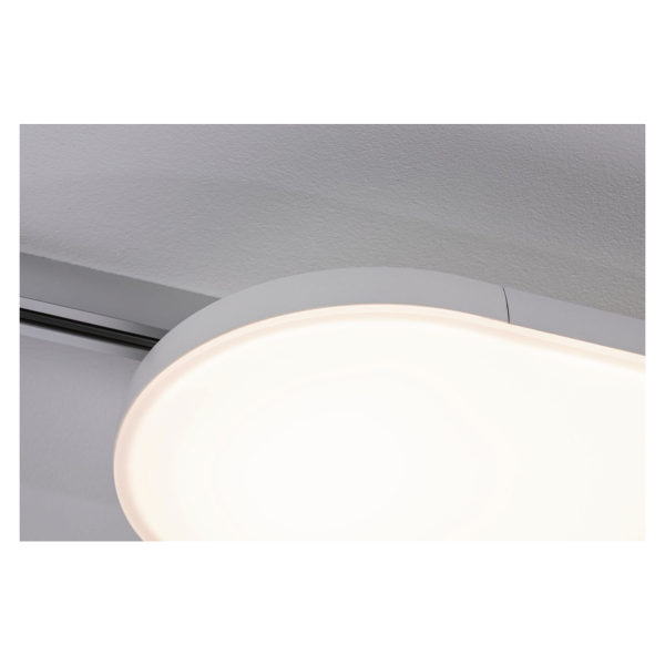 Panneau paulmann urail plafond 1x15w blanc 230v métal 520x120mm gradable - 95371