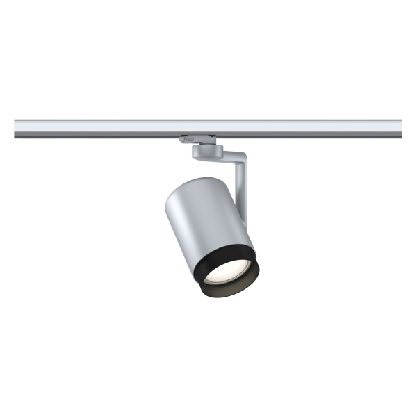 Spot paulmann prorail3 asthene max50w e27 chrome dépoli 230v métal - 95412